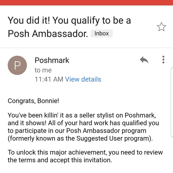 It's official....I'm a Posh Ambassador!!! 😊 - Picture 4 of 4